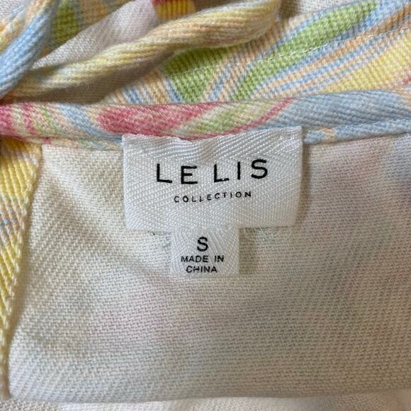 Le Lis Color Me Impressed Halter Top‎ Size S Multicolor Summer - Picture 2 of 6